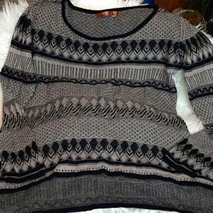 Bellini  ‎ Knit Broen Black Sweater M
